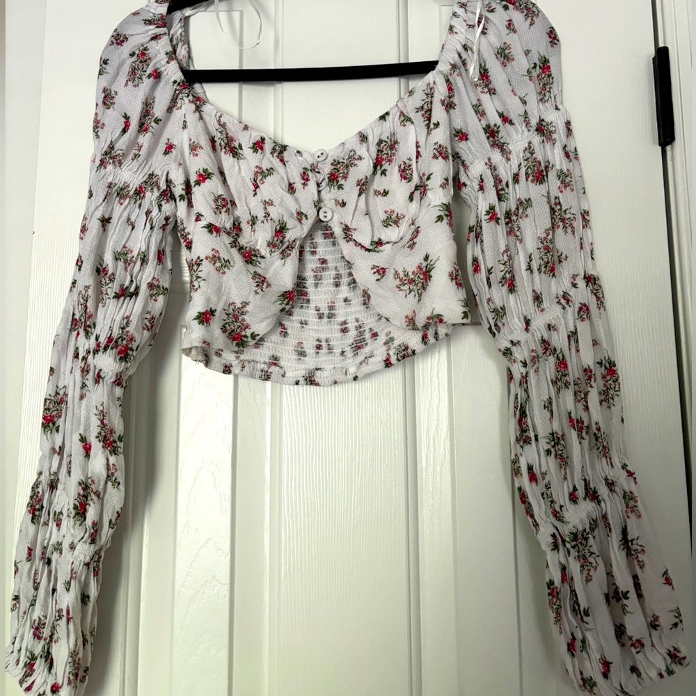 Flower print shirt